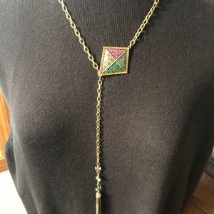 Heidi Daus 🆕 Disney Mary Poppins “Up For Anything “ lariat kite necklace